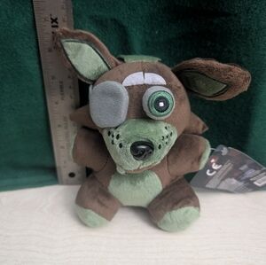 FNAF Five Nights at Freddy's Phantom Brown Green Foxy Plush Stuffed Animal Toy